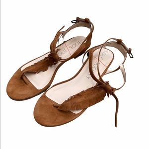 Sole Society Mara fringe sandals size 8